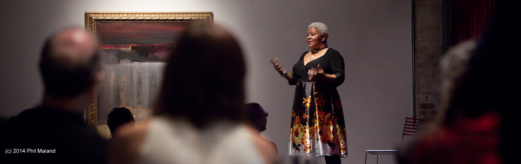 Spoken work performance by Mollena Williams-Haas at 2014 Black Tie Affair.